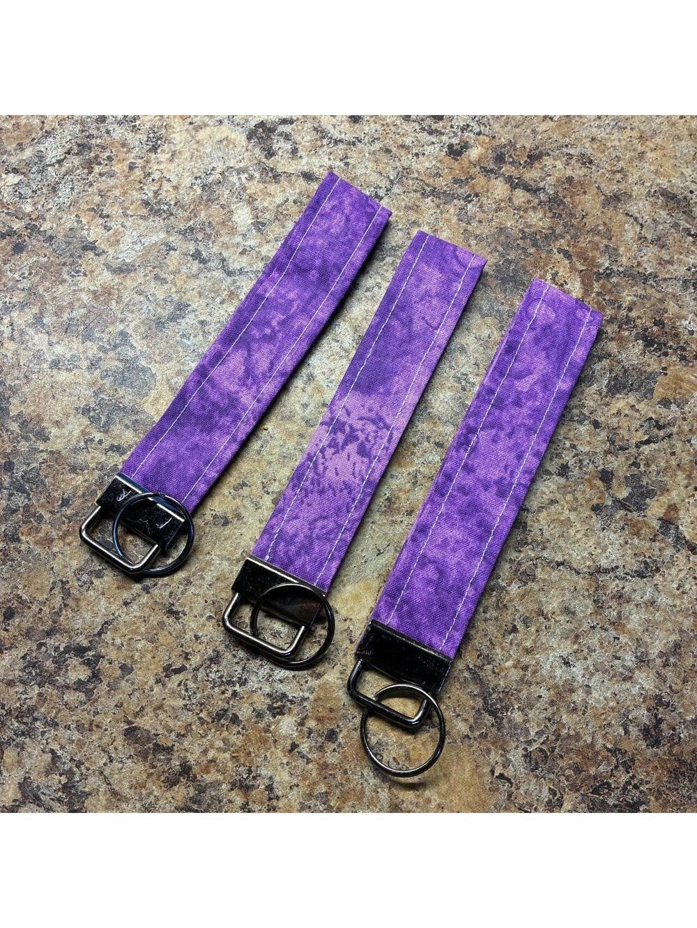 Handmade Cotton Wristlet Key Fob